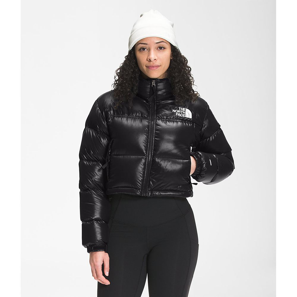 The North Face Nuptse Jacket Womens Australia - The North Face Short Black (GXK-215869)